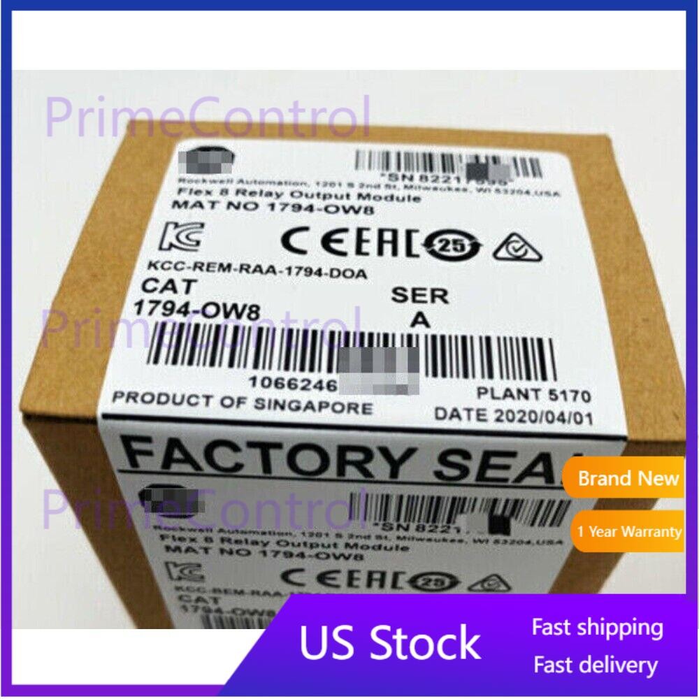 New Sealed AB 1794-OW8 Flex 8 Point Relay Output Module 1794OW8 US Free Tax