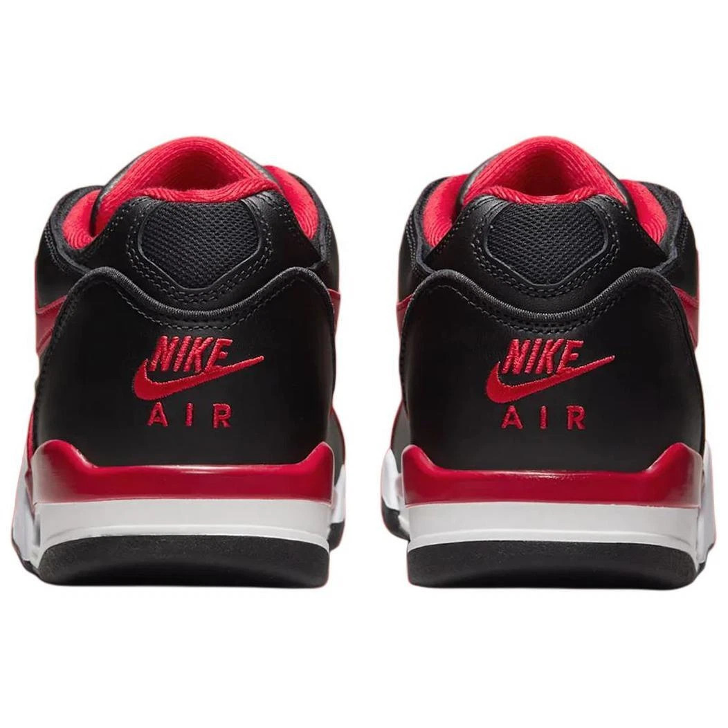 NIB Men Nike Air Flight 89 Low Bred FZ3045-001 Black/Gym Red/White
