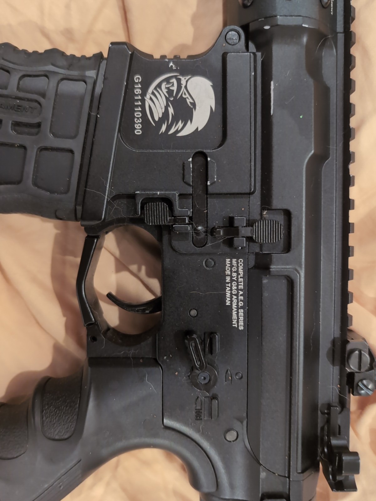 G&G Combat Machine PDW15 CQB M4 Carbine Full Metal AEG Airsoft Rifle (Black)
