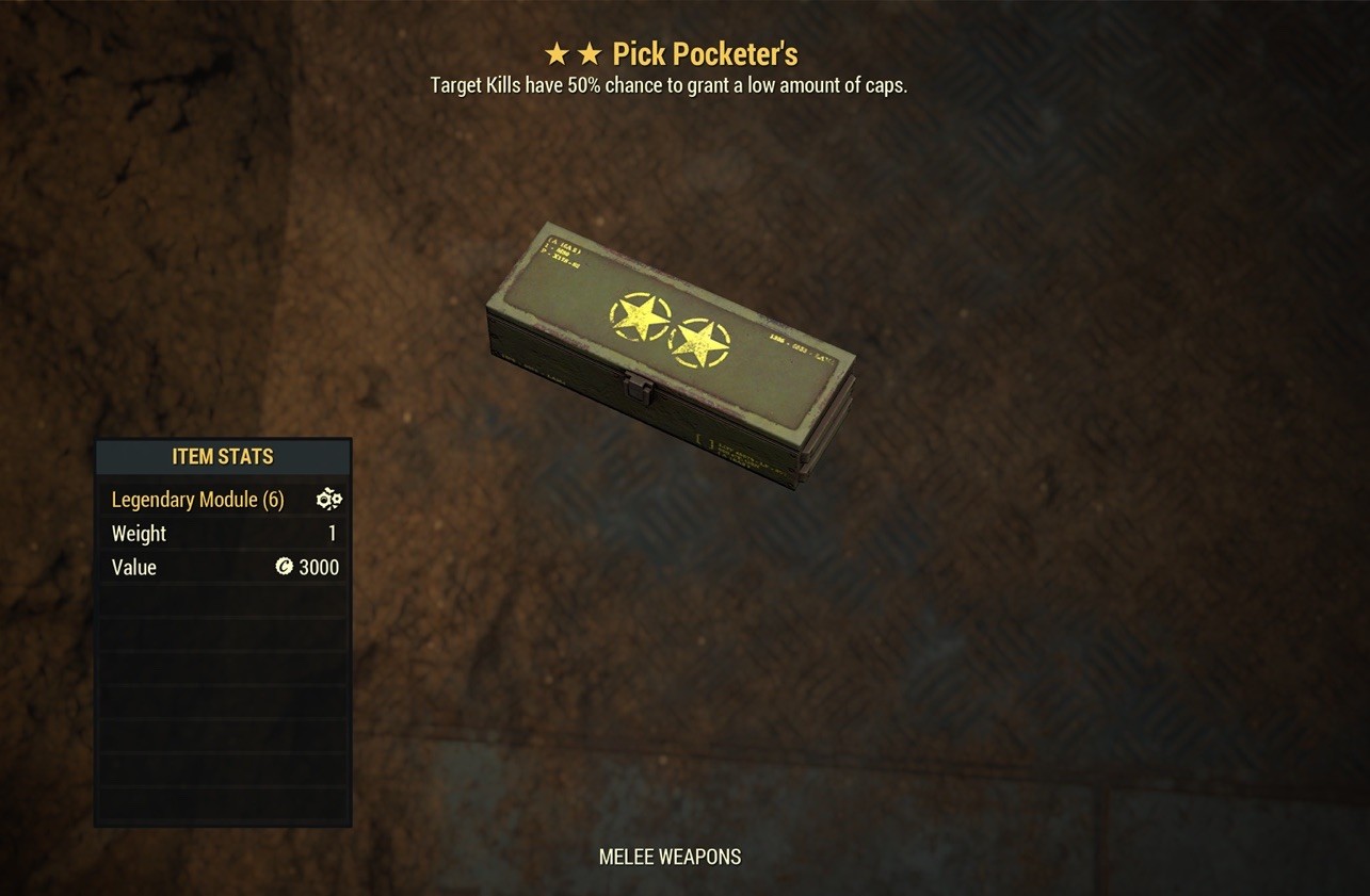 (Xbox) Pick Pocketer’s Legendary Mod