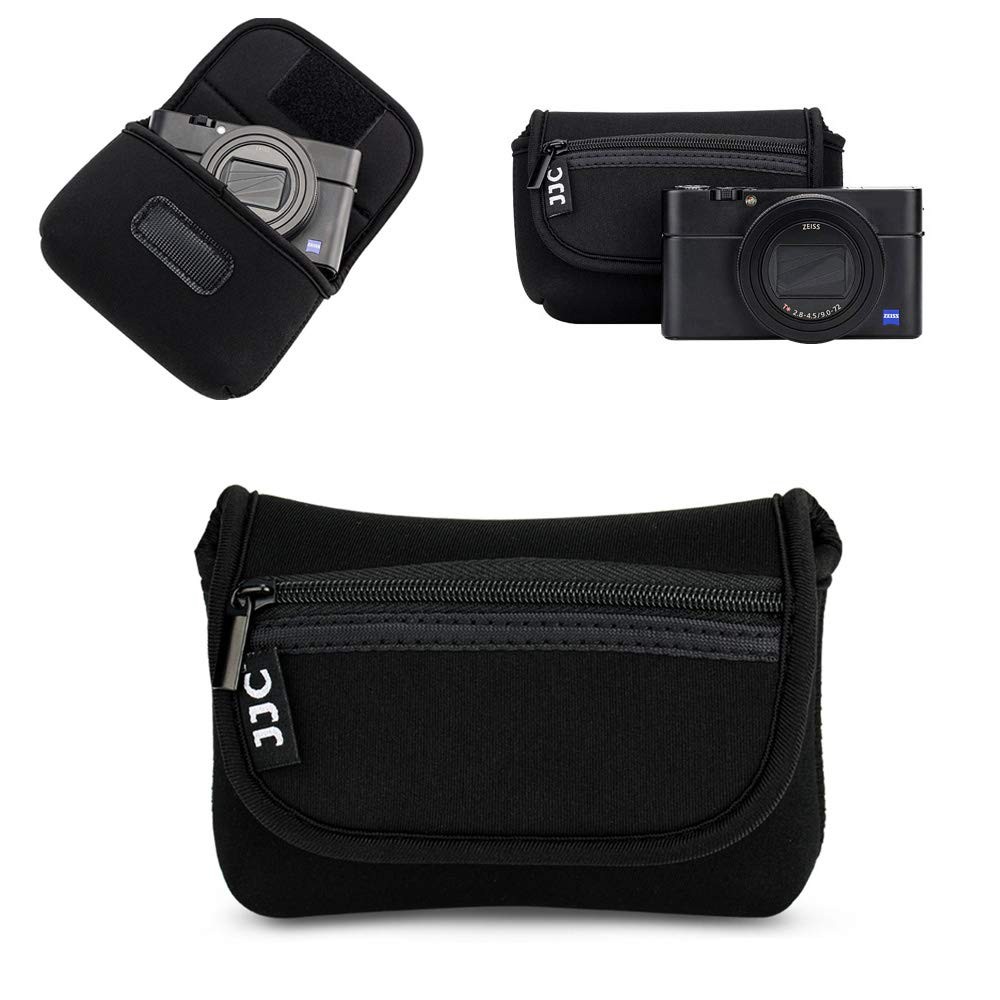 Compact Camera Case Pouch for Sony RX100 VII Kodak Pixpro FZ45, Black
