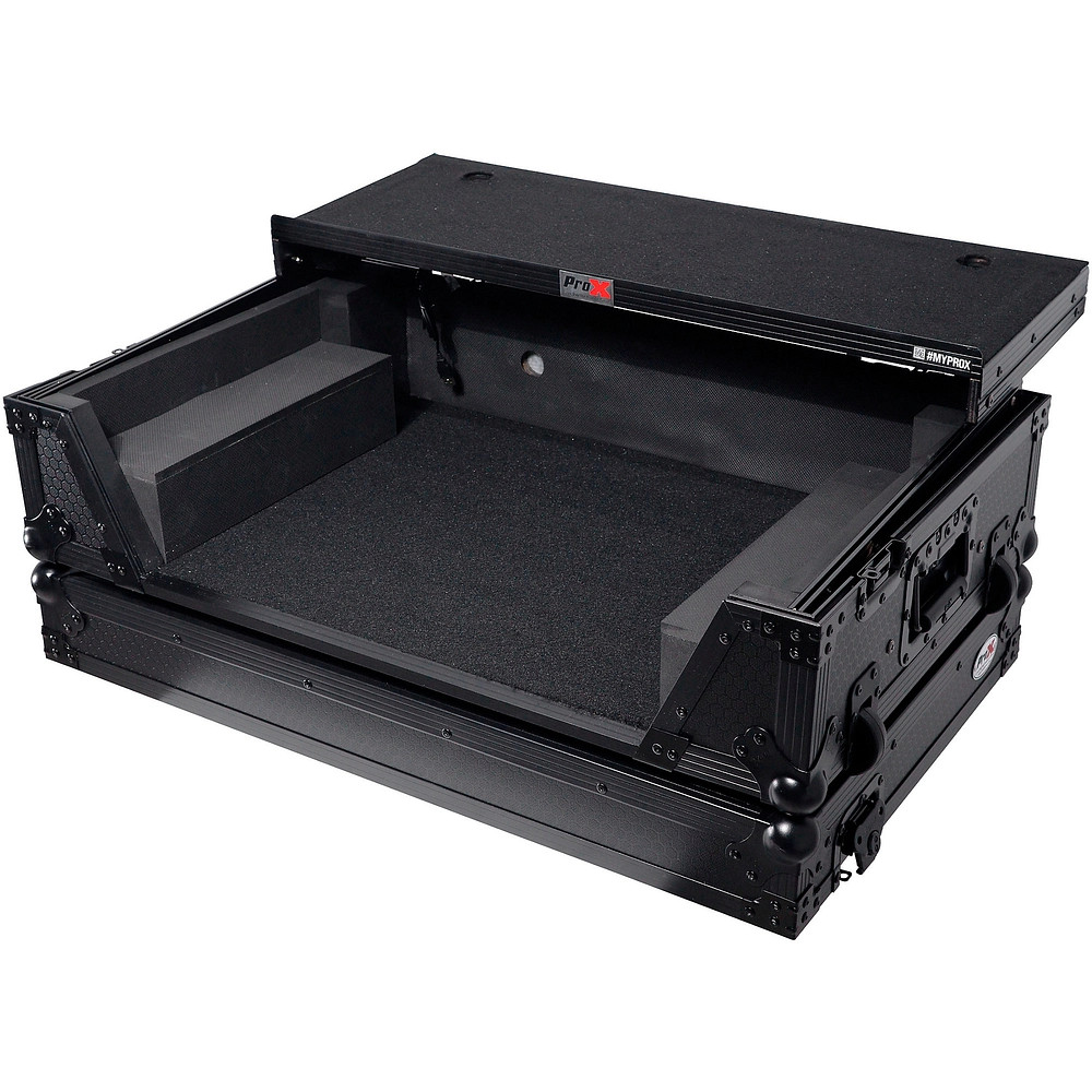 ProX Flight Style Case Fits Pioneer DDJFLX10 w Sliding Laptop Shelf & Wheels