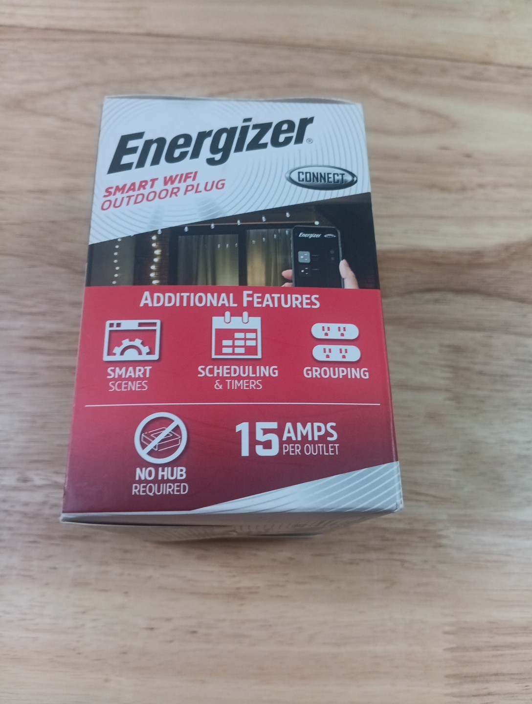 Energizer Smart WiFi Outdoor Plug 2 Individually Controlled Outlets New