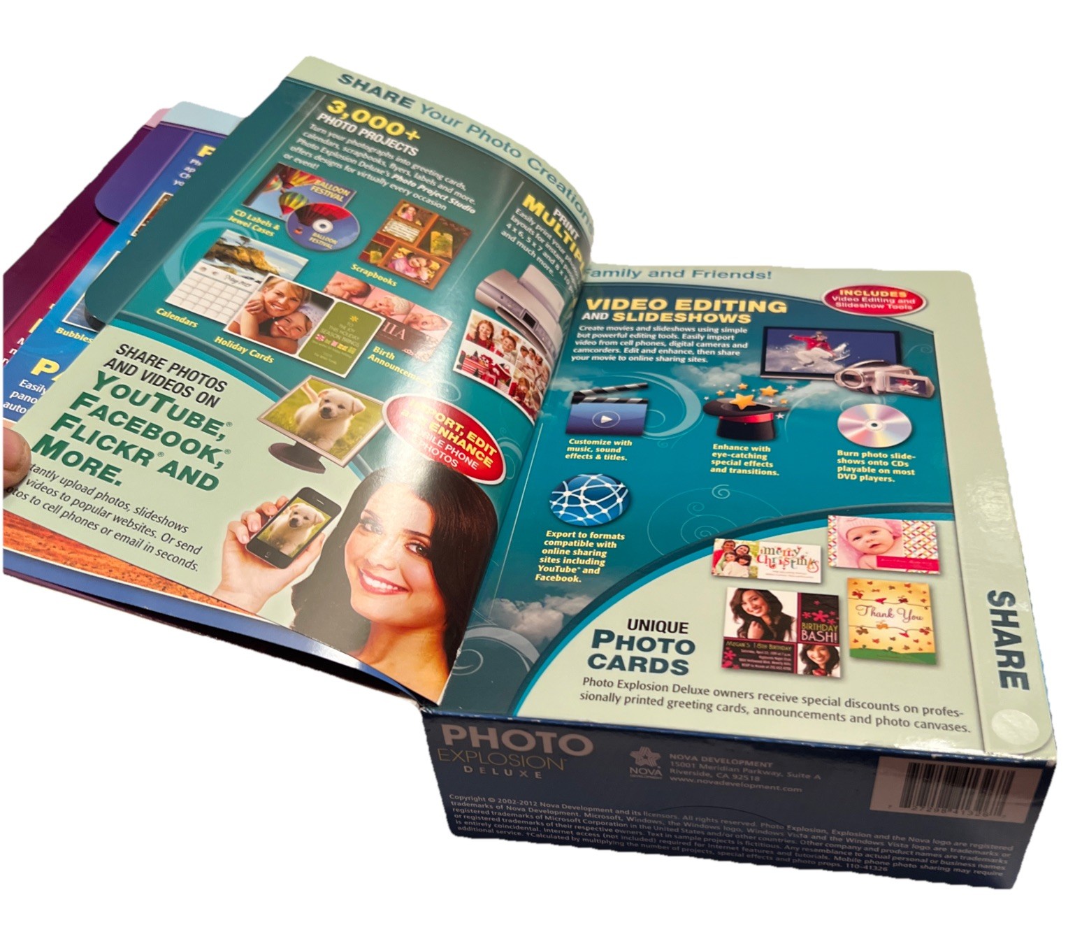 Photo Explosion Deluxe Version 5 Digital Editing Software Box NEW Unopened Box