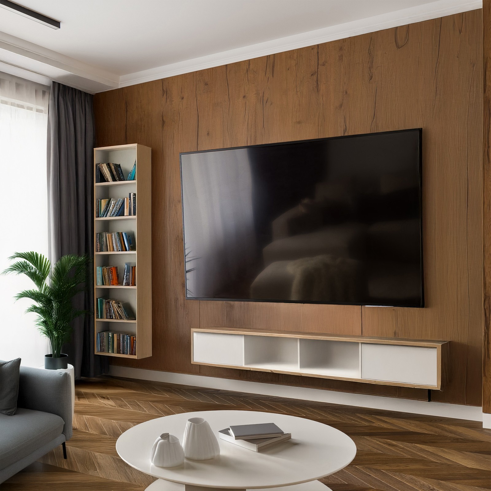 VIVO Heavy Duty Full Motion 60" to 120" Large Screen TV Wall Mount with Long Arm