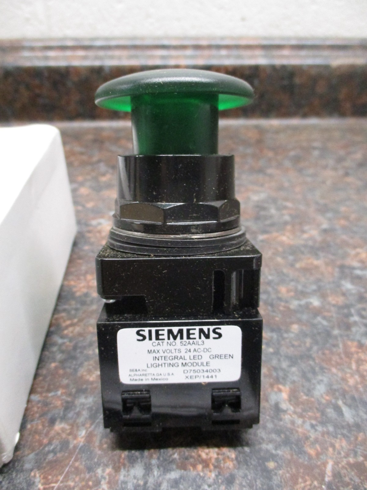 NEW Siemens 52BP2LSA Push Pull Operator Led Module GREEN FREE SHIPPING