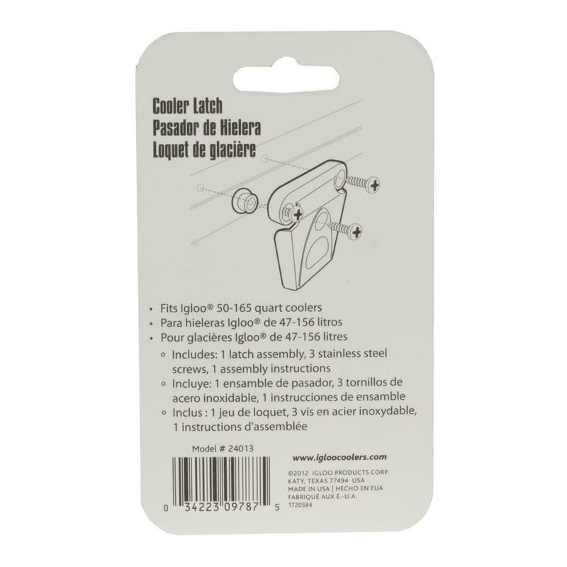 Igloo Cooler Standard Plastic Latch 1pk 24013