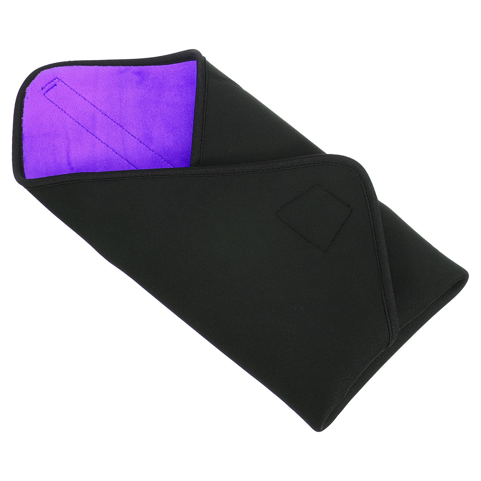 17.7"x17.7" Camera Protective Wrap with Thick Protective Neoprene, Black Purple
