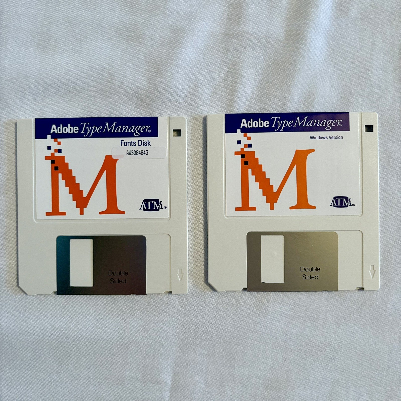Adobe Type Manager version 2.0 for Windows on 3.5” Disks