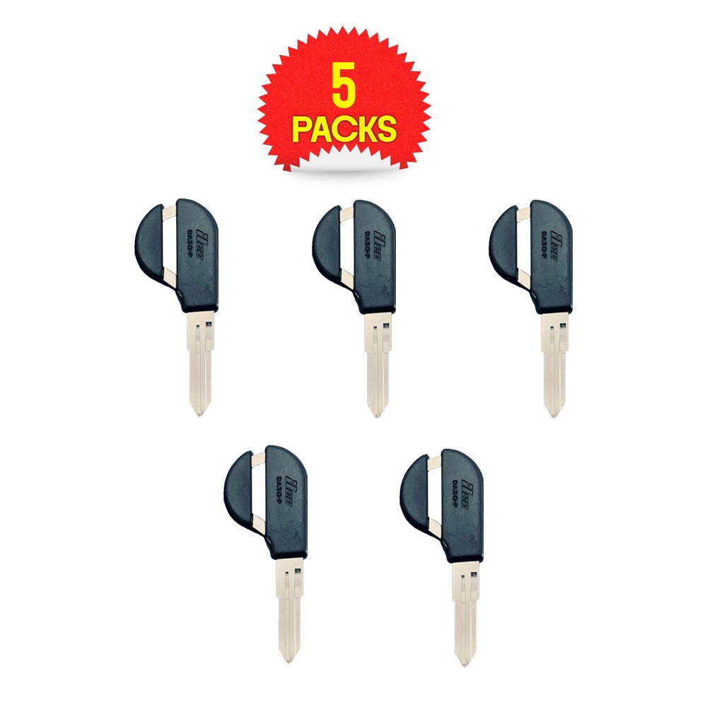 DA30-P Plastic Head Key Blank Nickel