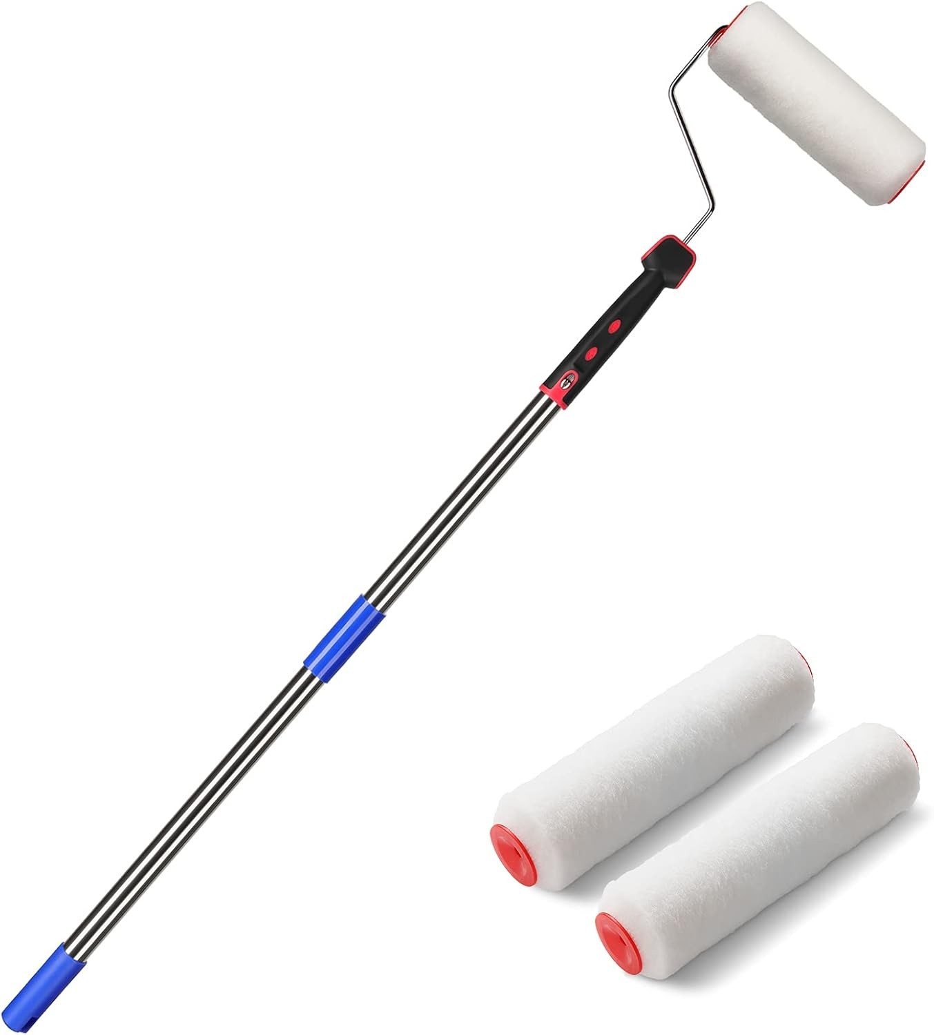 Paint Roller,4 FT Brush kit Multi-Function Roller with House 4 Feet