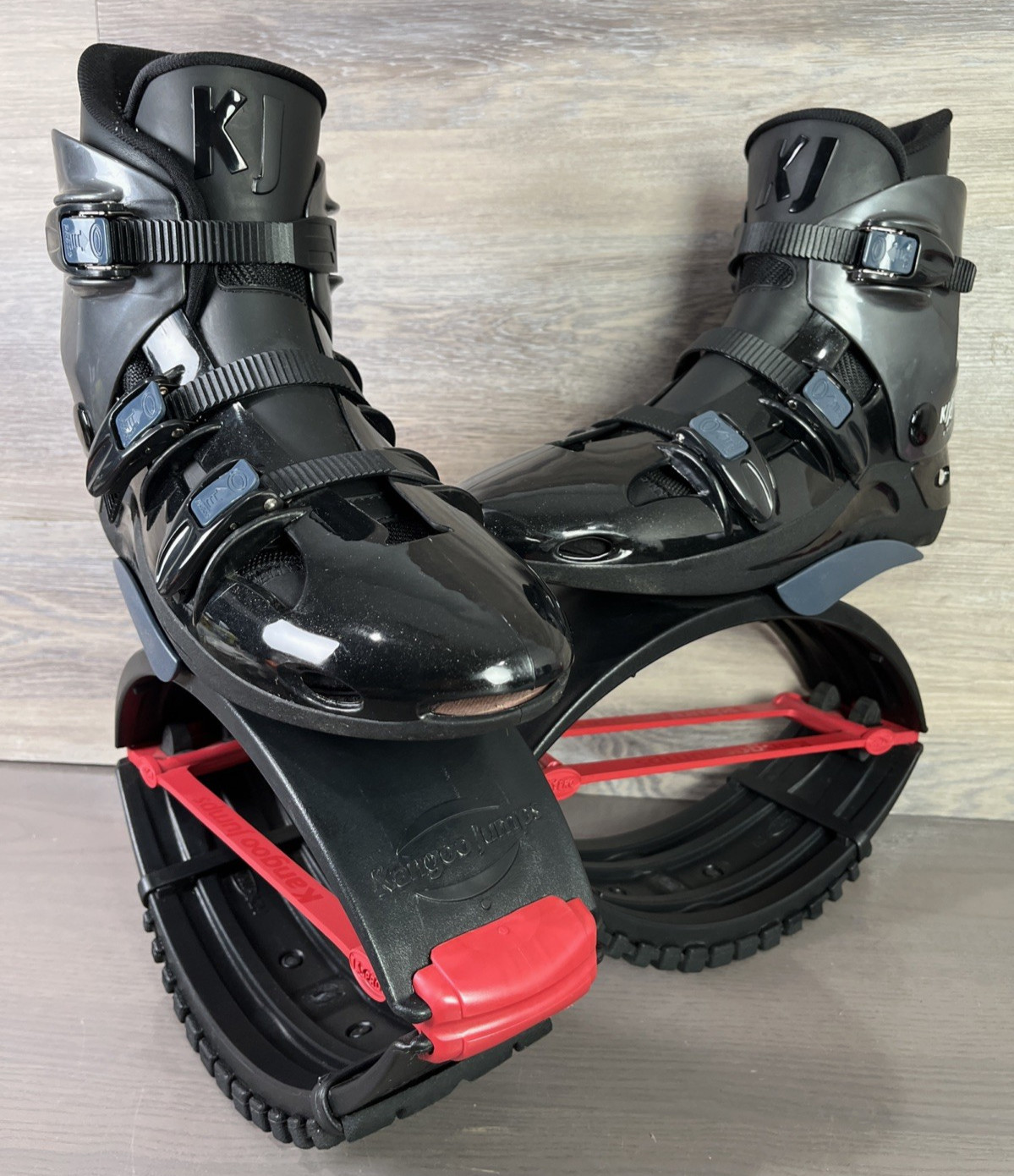 Kangoo Jumps KJ XR3 SE Exercise Jump Boots Size XL Extra Large Black Grey