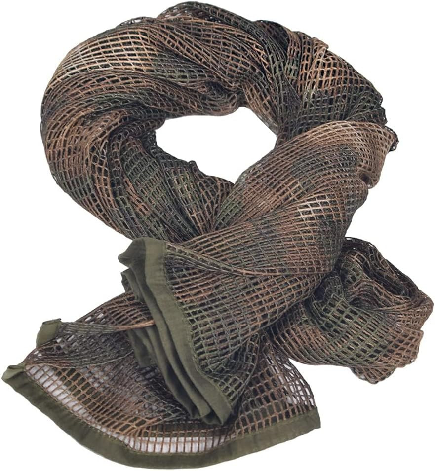 Sniper Veil Camo Scarf Double Printing Tactical Military Camouflage Mesh