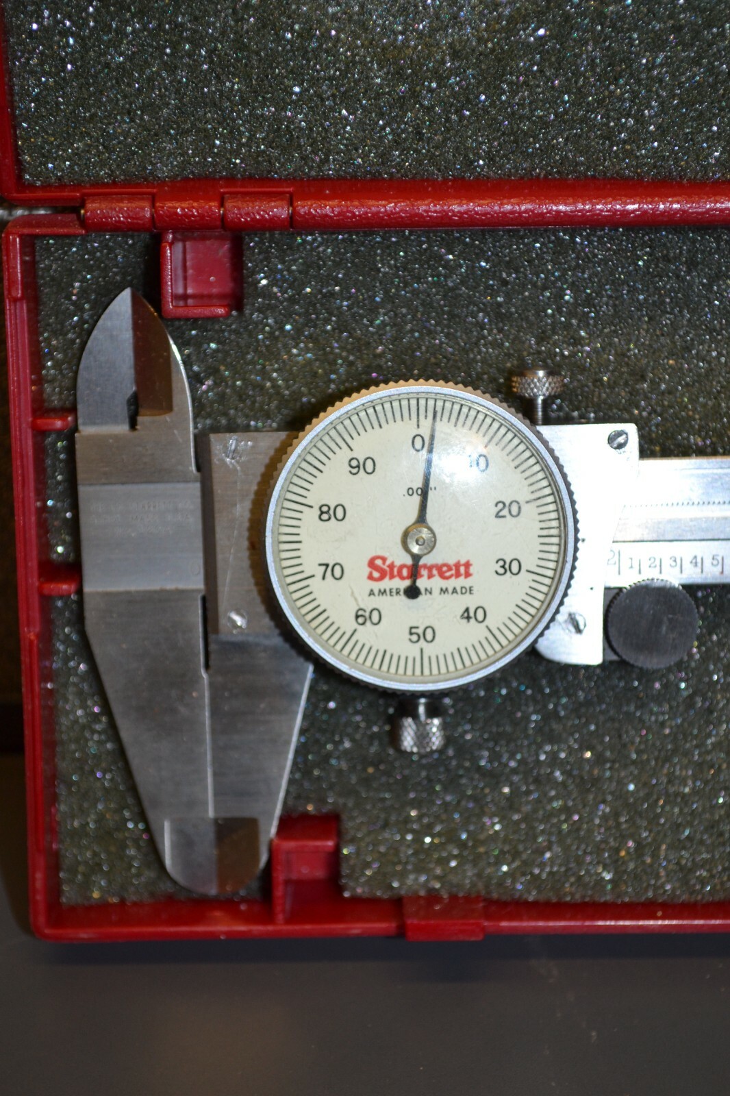 Starrett 120A-6 Dial Caliper, 0-6" Range, .001" Graduation