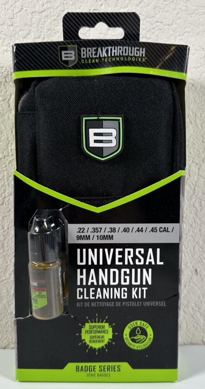 BreakThrough Badge Series Universal Handgun Cleaning Kit BCT-FD-H
