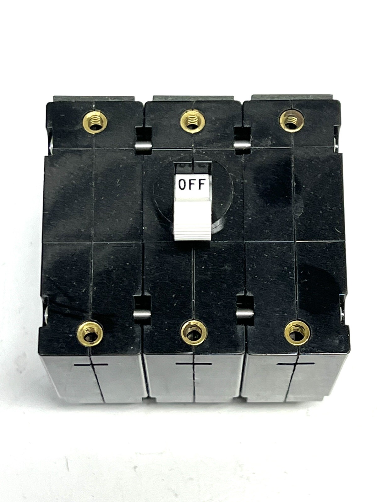 CARLING 15 AMP HYD/MAG 3 POLE~SINGLE TOGGLE MARINE BOAT CIRCUIT BREAKER~White