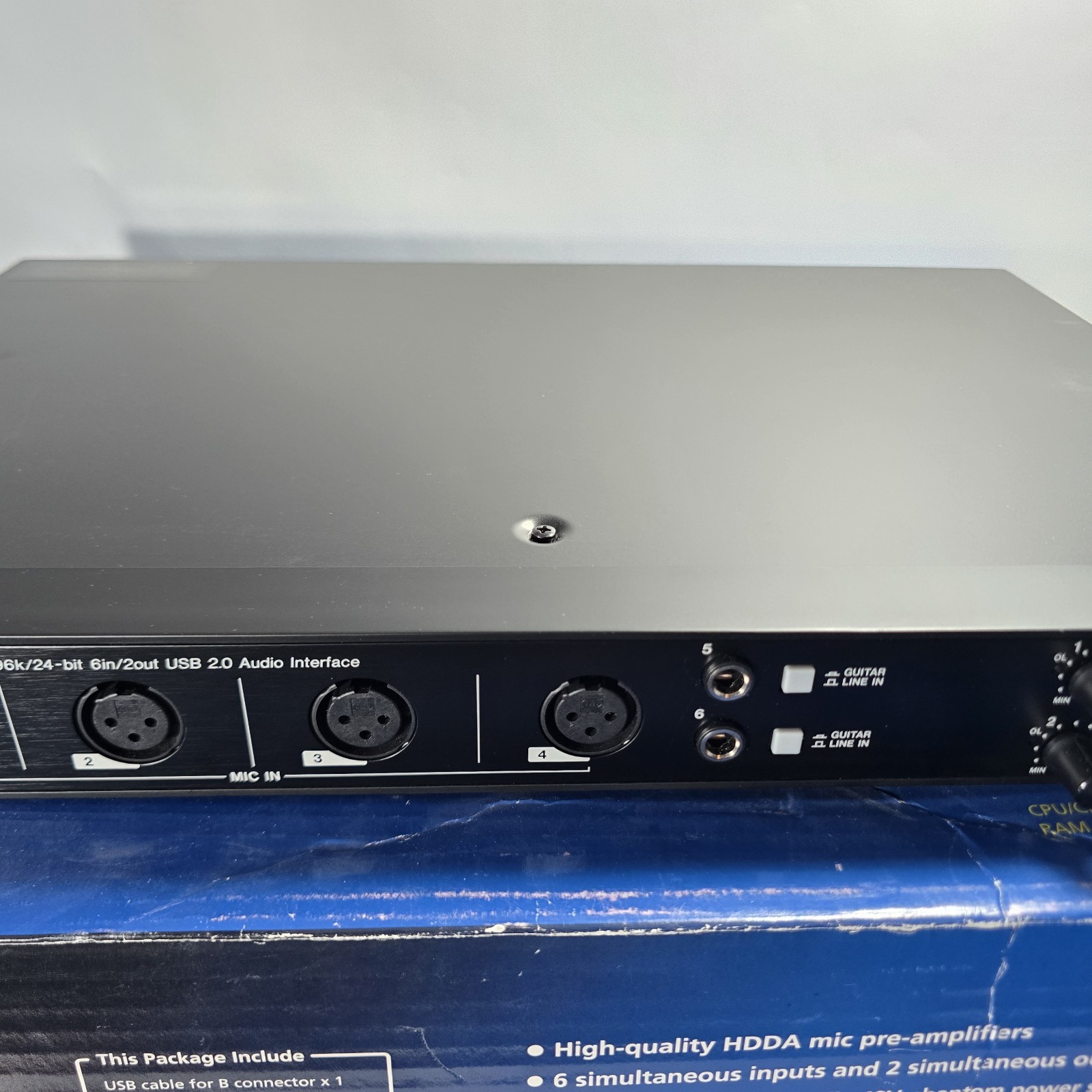 Tascam US-1200 USB 2.0 Audio Interface 6in 2out 96k/24bit Rackmount