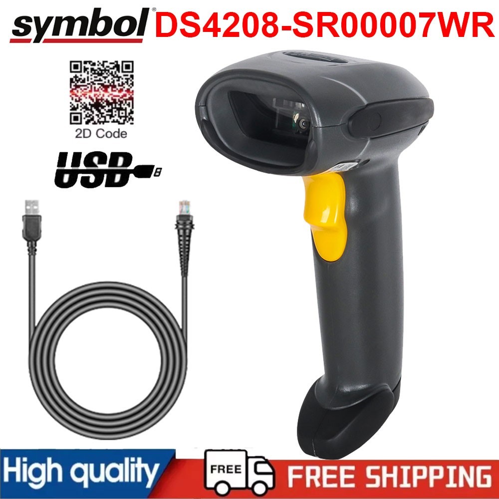Motorola Symbol DS4208-SR00007WR 2D USB Laser Imager Barcode Scanner Reader US