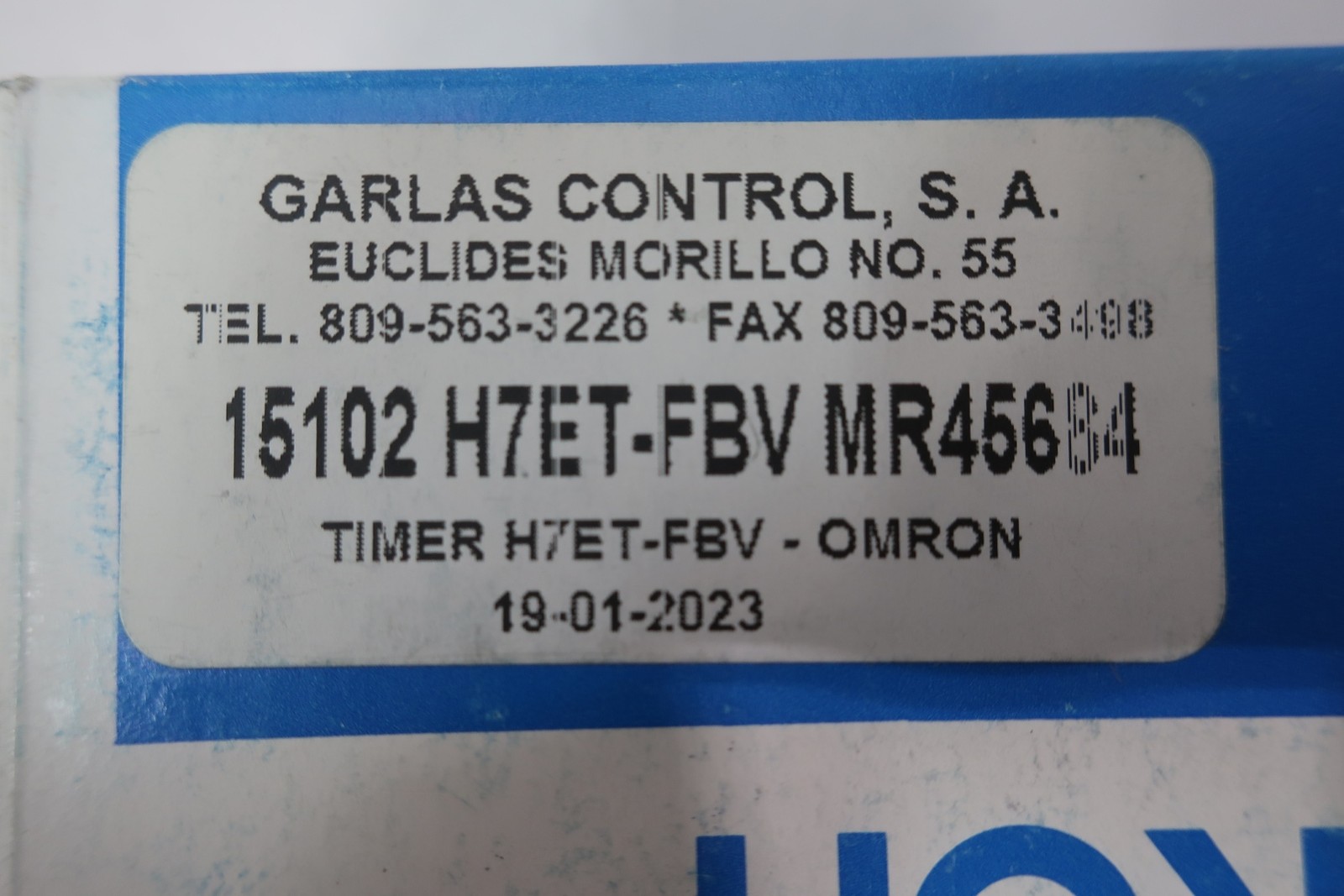 Omron H7ET-FBV1 Time Counter 7-digits