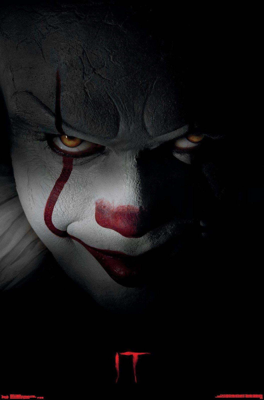 IT - Pennywise Wall Poster, 19L" x 13W", Premium Unframed Version 19"L x 13"W