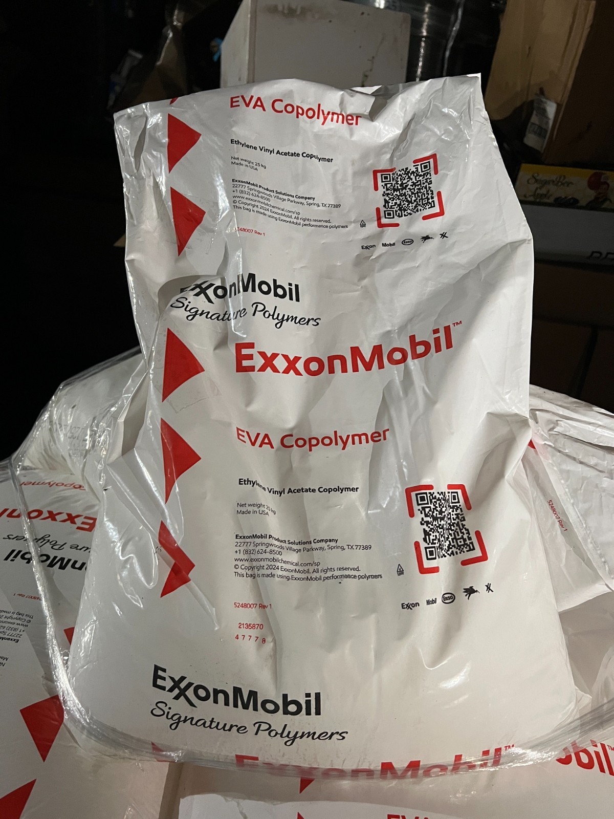 25 kg bag of ExxonMobil EVA Copolymer (Ethylene Vinyl Acetate Copolymer) EVA4303