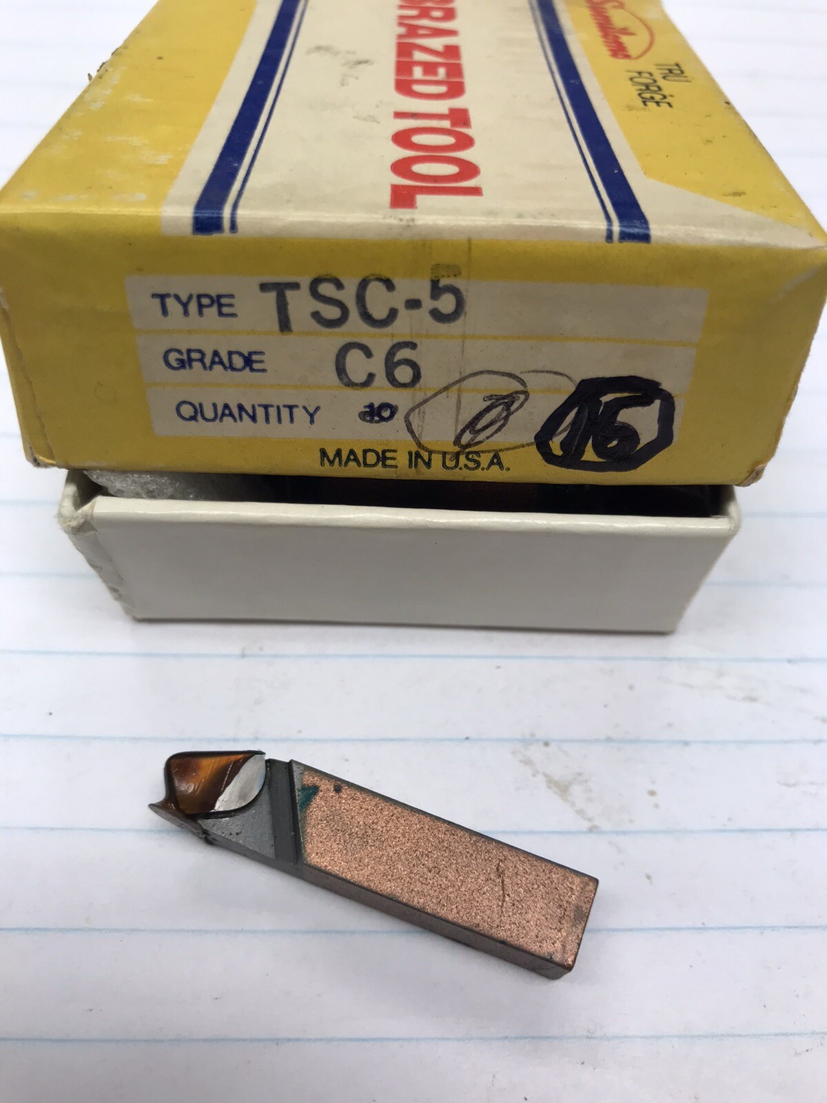 1 pc.  TSC-5 C6 C.T. TOOL BIT SUMITOMO USA