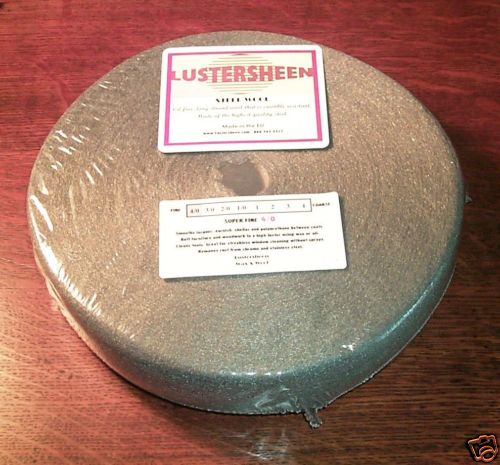 Lustersheen Oil Free Steel Wool 2.2 LB Roll Grade 2 (Medium Coarse)