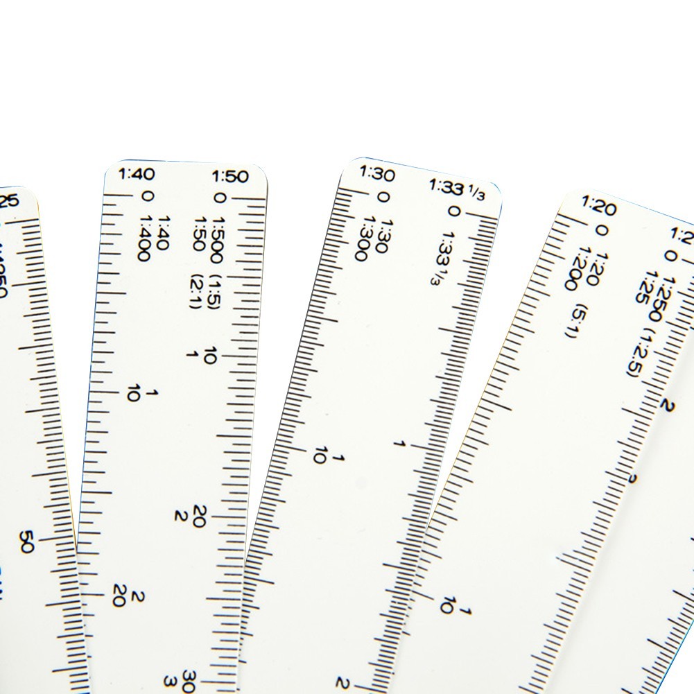 Scale Ruler Shape Multifunctional Parts Replacement Ruler Scale Shape Tools