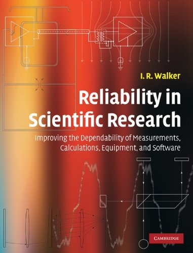 RELIABILITY IN SCIENTIFIC RESEARCH: IMPROVING THE By I. R. Walker - Hardcover