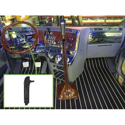 A18-32706-005 Dashboard End Cap Left Hand, Slate Gray, Abs for Freightliner