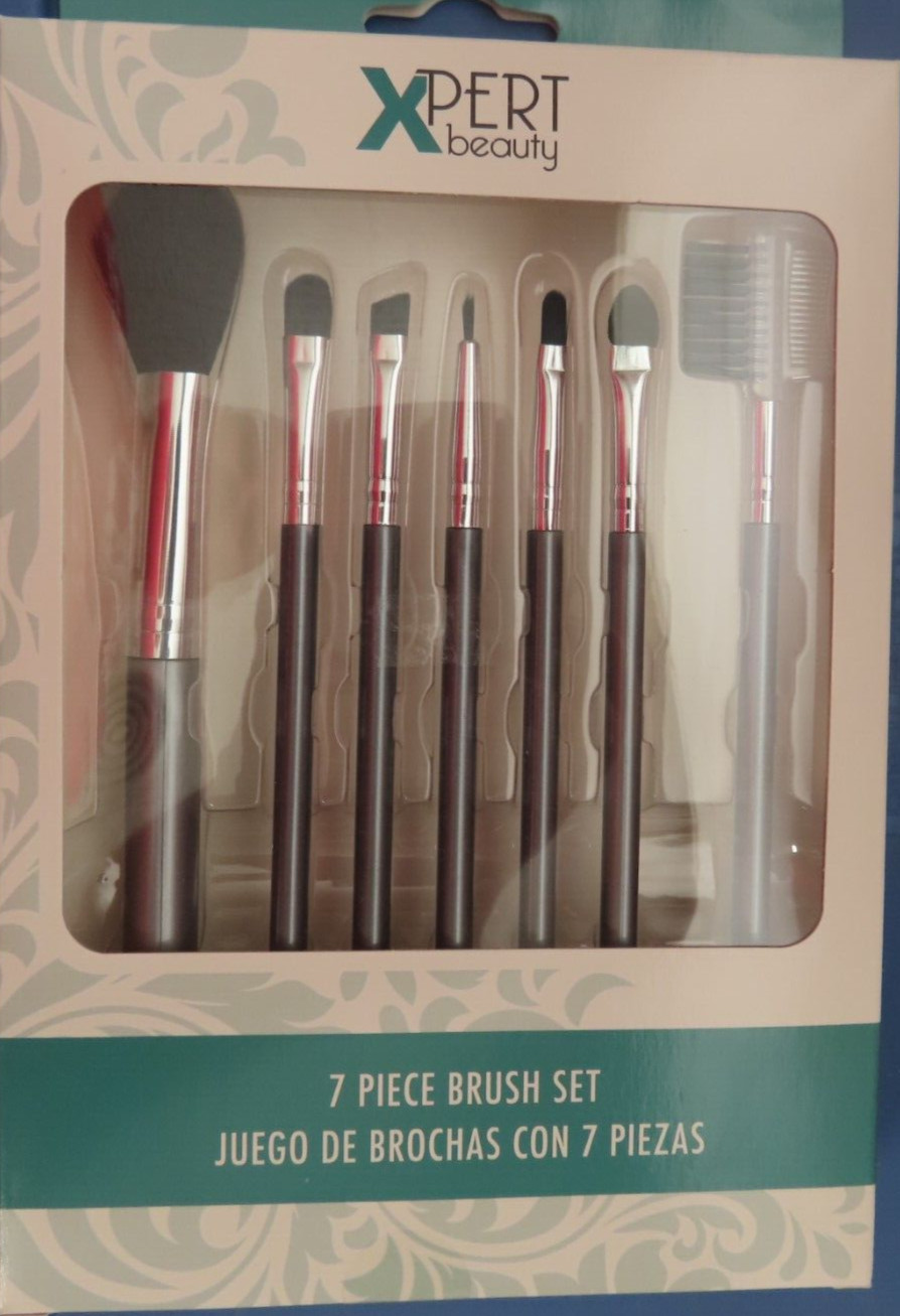 Xpert Beauty  Makeup brush Set  7 piece set    Brand new in box