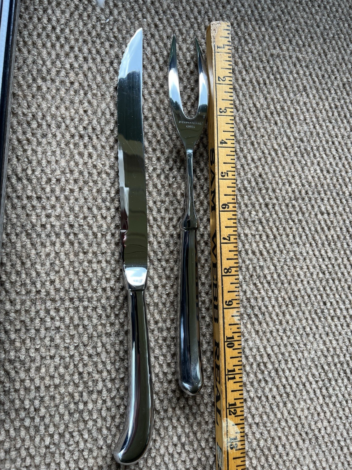 International Silver Company Carving Set