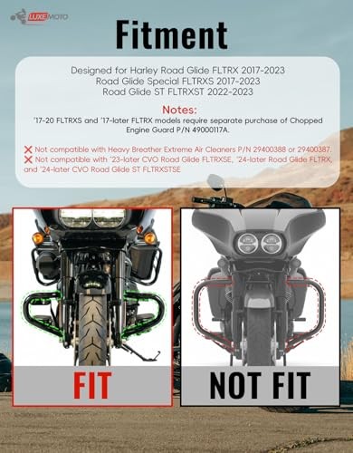Fairings Spoiler Covers for Road Glide, Side Protector Carbon Fiber Pattern