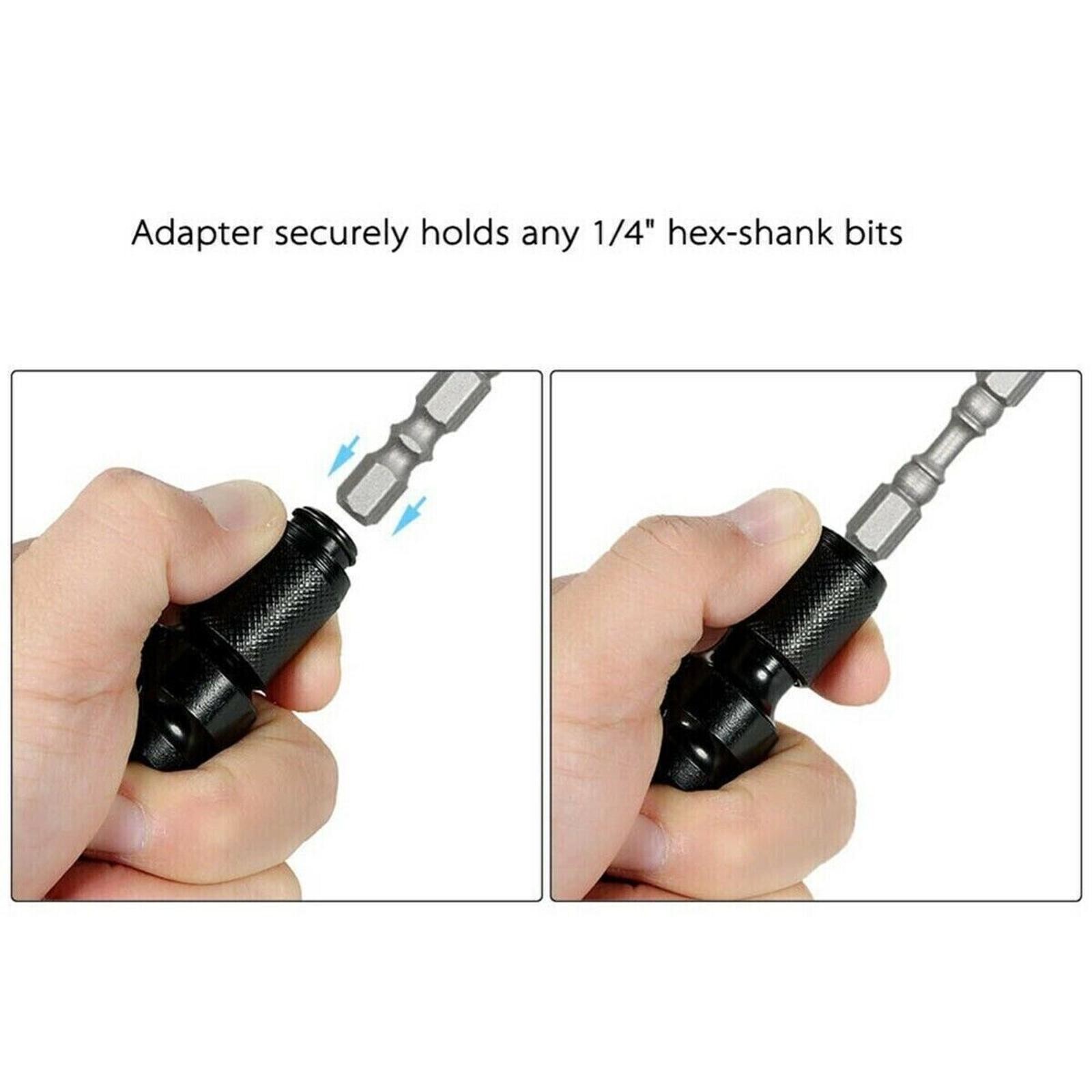2Pcs 1/2 " To 1/4 " Socket Impact Wrench Socket Adapter Spanner Drive Converter
