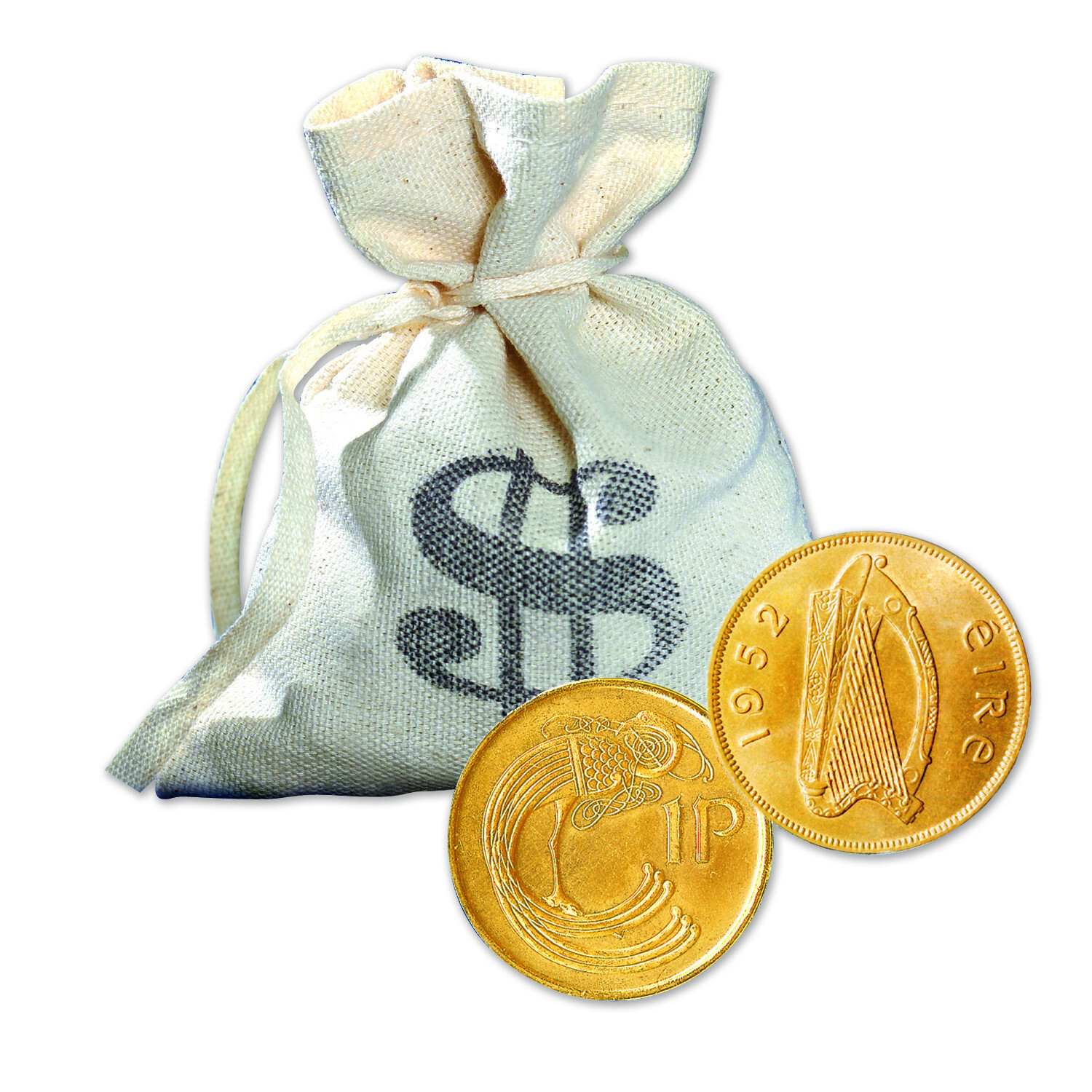 NEW American Coin Treasures Bankers Bag of Lucky Irish Pennies 1597