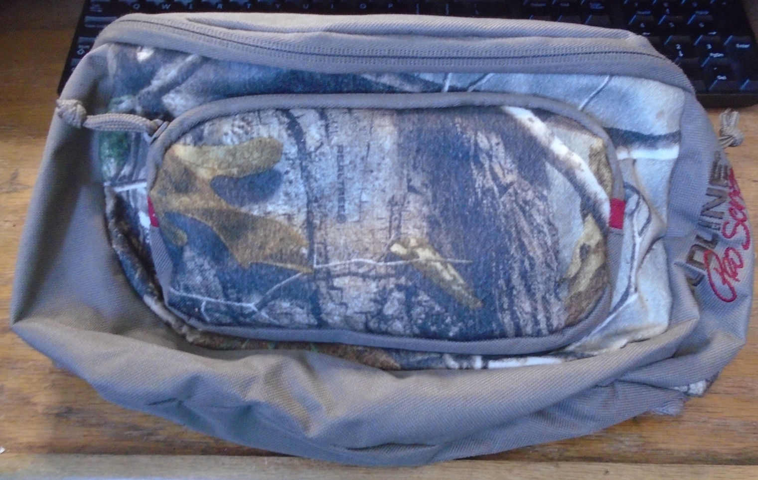 Fieldline Pro Series 2-Pocket Camo Hunting Fanny Waist Pack Adjustable EUC