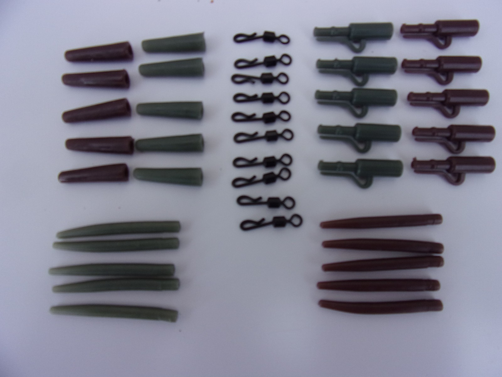 lead clip system green and brown 4 piece kit x 10