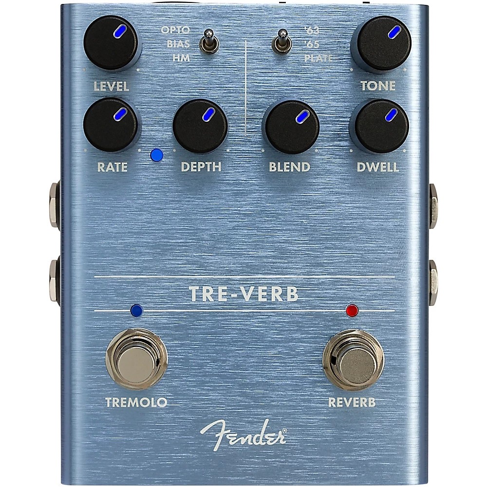 Fender Tre-Verb Tremolo/Reverb Effects Pedal