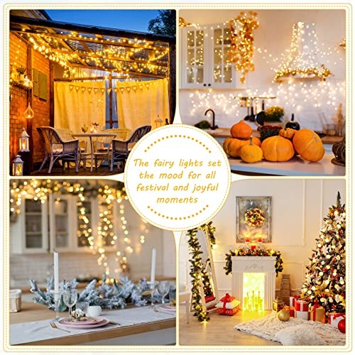 Pcs USB String Lights 33 ft 100 LED Fairy Lights Powered String 6 Warm White