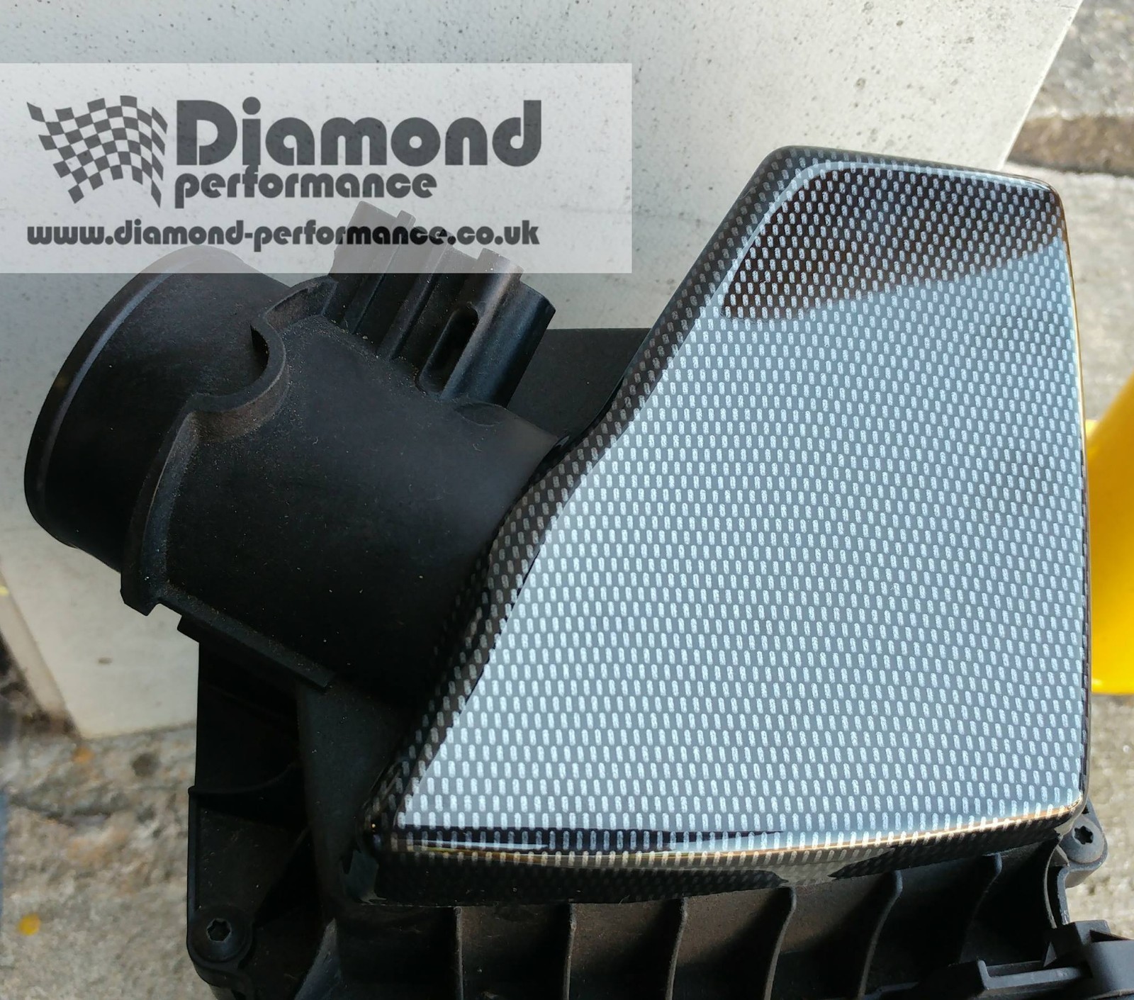 AIR BOX COVER for FORD FIESTA Mk7,7.5 ST in CARBON FIBRE EFFECT