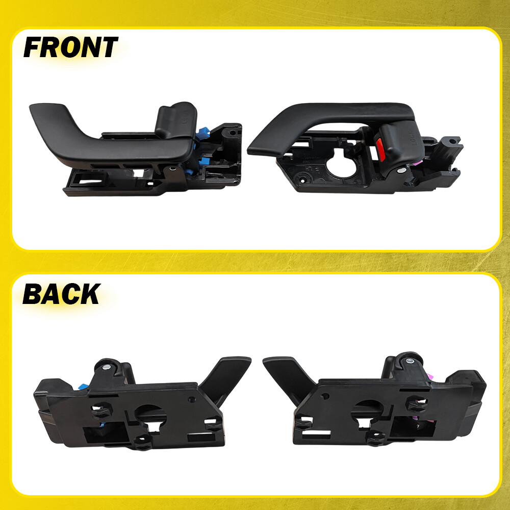 Pair For Hyundai Tiburon 03-08 Side Inside Interior Door Handle Front Right Left