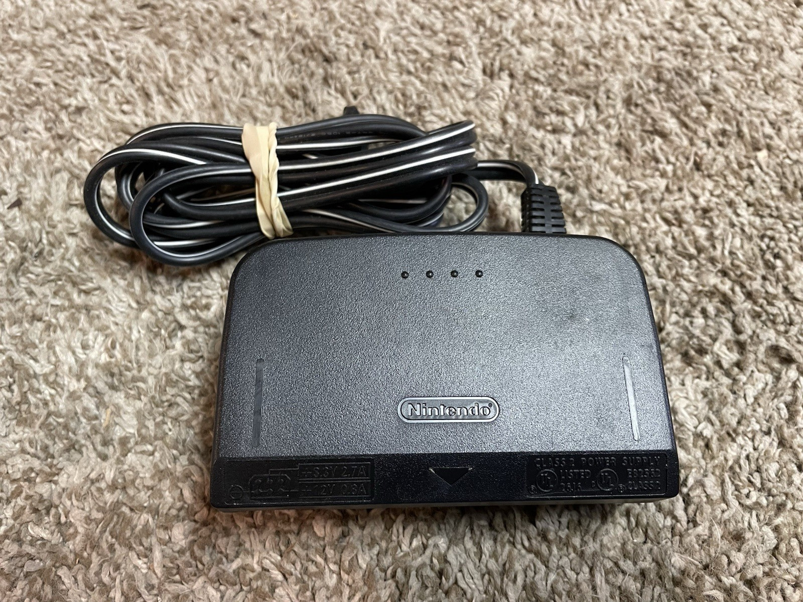 Original N64 Nintendo 64 AC Power Supply Adapter NUS-002 Tested Works FREE SHIP!