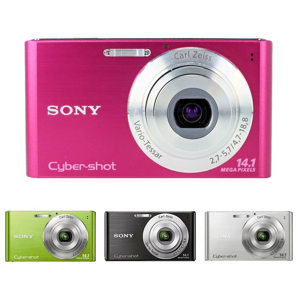 SONY DSC-W320 Digital Camera Cyber-shot 14.10 MP 3.0 x Zoom 85% new 2.7" English