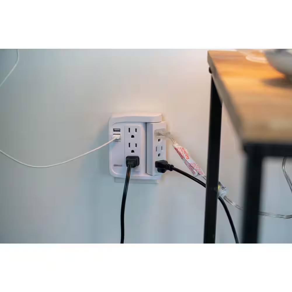 6-Outlet Surge Tap with Phone Cradle