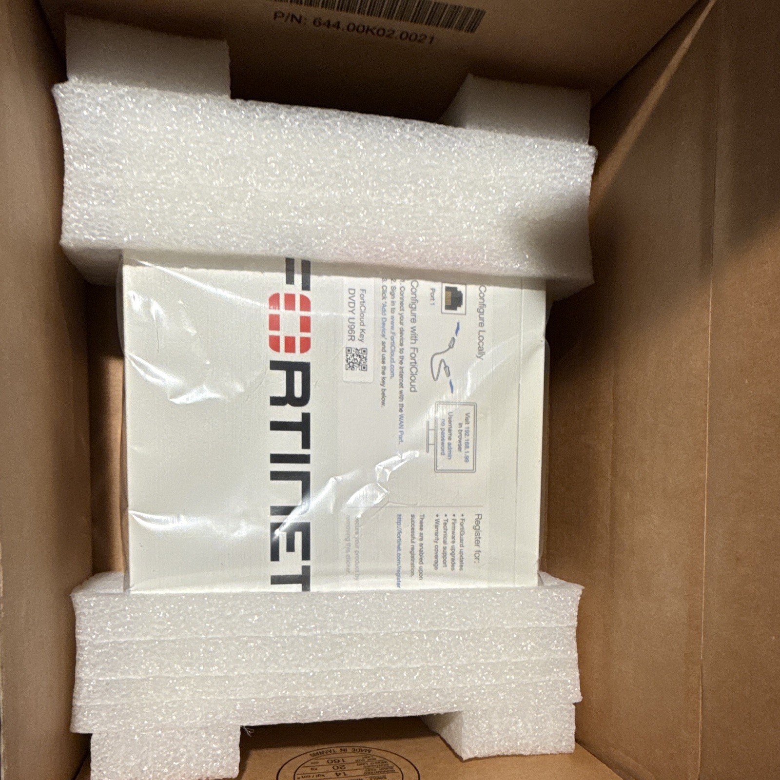 NEW Fortinet FortiGate 60E FG-60E Network Security Firewall Sealed Registrable