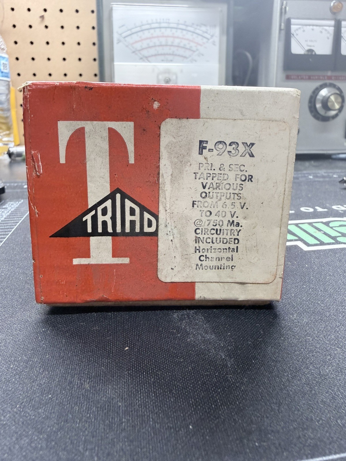 VINTAGE TRIAD F-93X POWER SUPPLY TRANSFORMER, NOS, NEW IN BOX