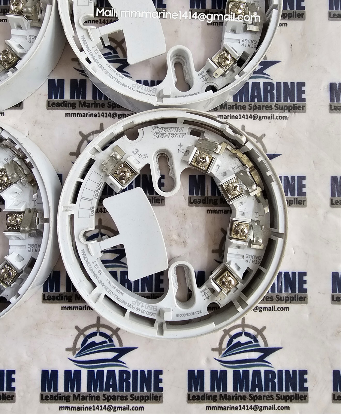 SYSTEM SENSOR | B501AP | DETECTOR BASE | D650-33-00 | MADE IN ITALY