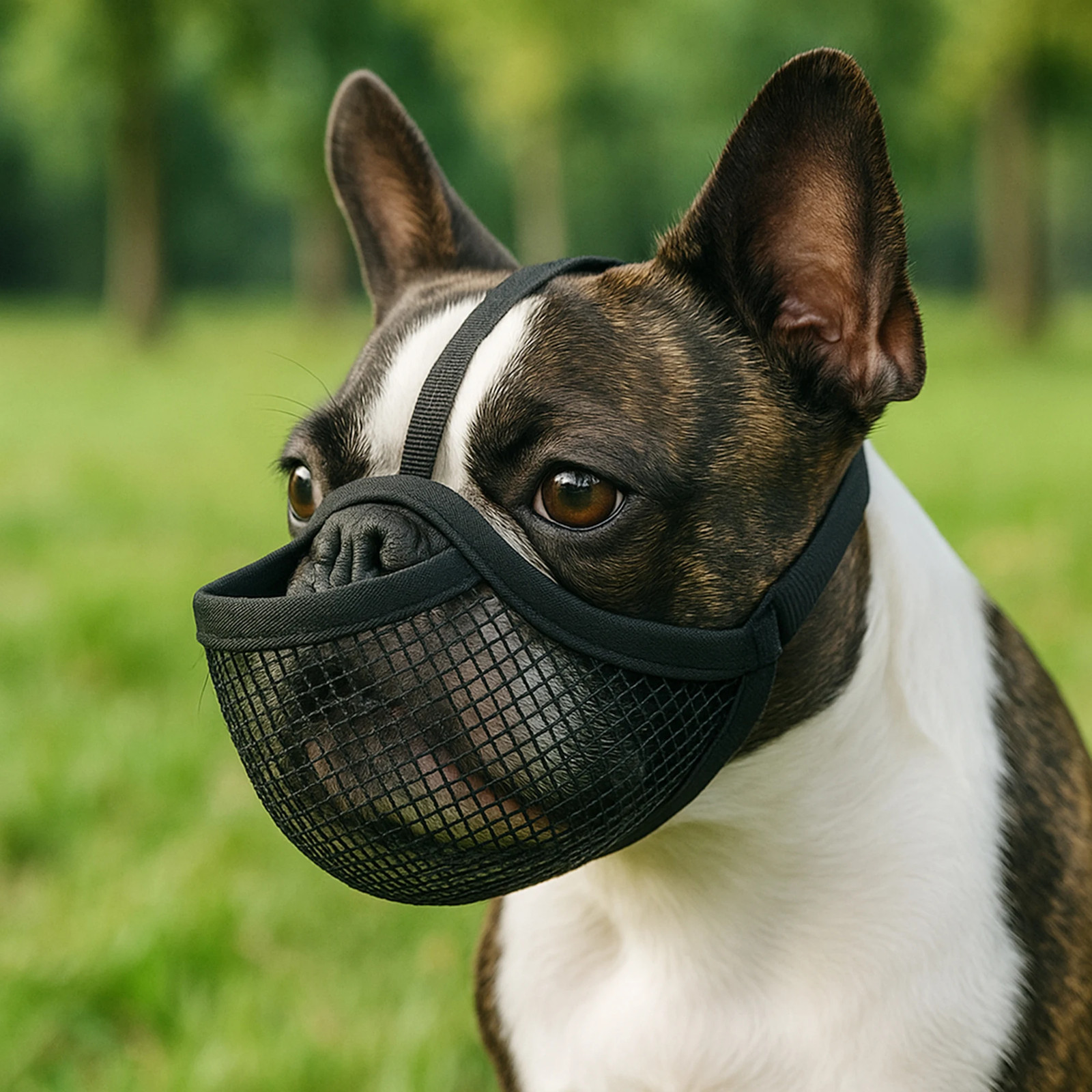 Dog Muzzle Short Nosed Dog Go Out Walking Dog Anti Bite Prevent Accidental I.