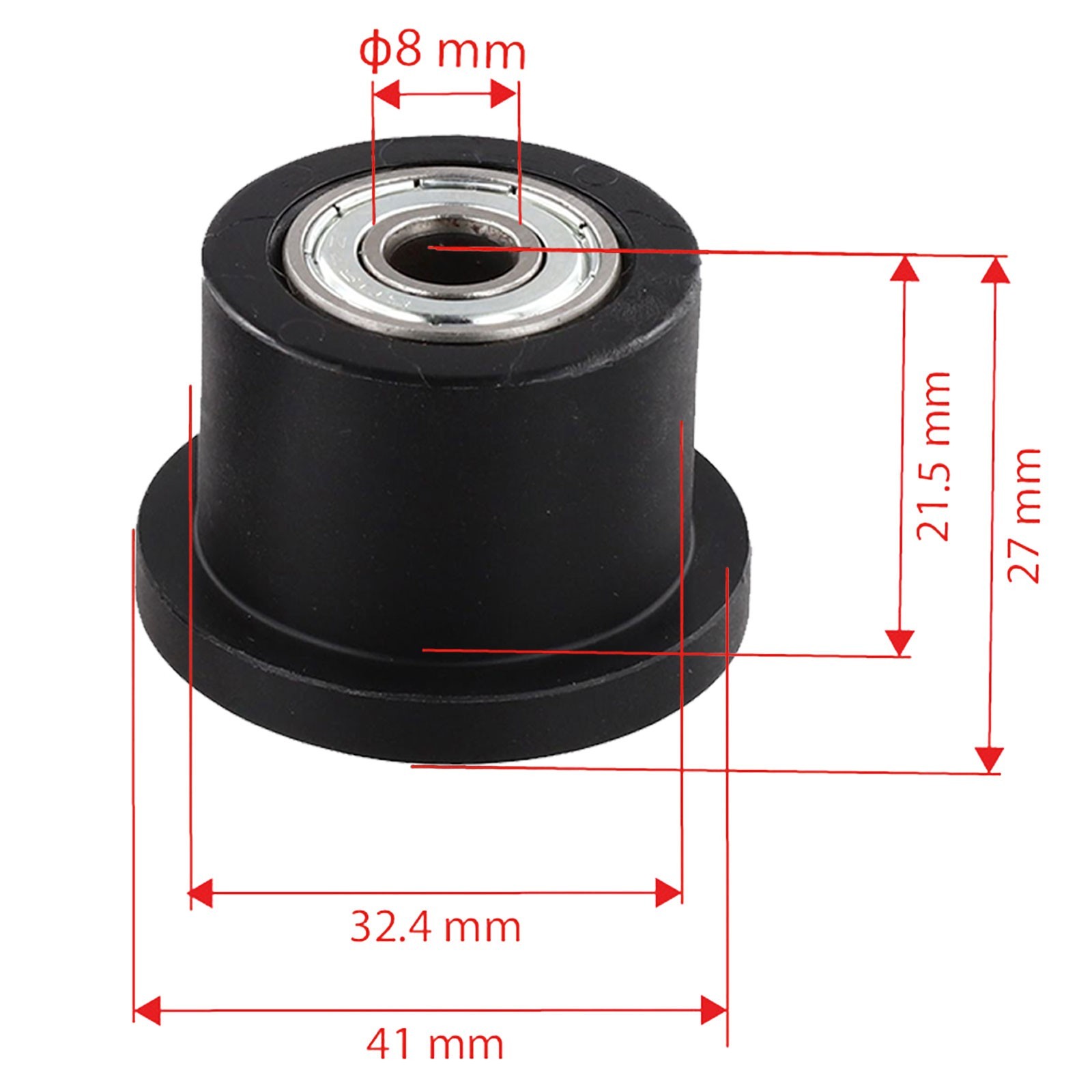 Rowing Machine Seat Roller Wheels 4pcs for High Intensity Training