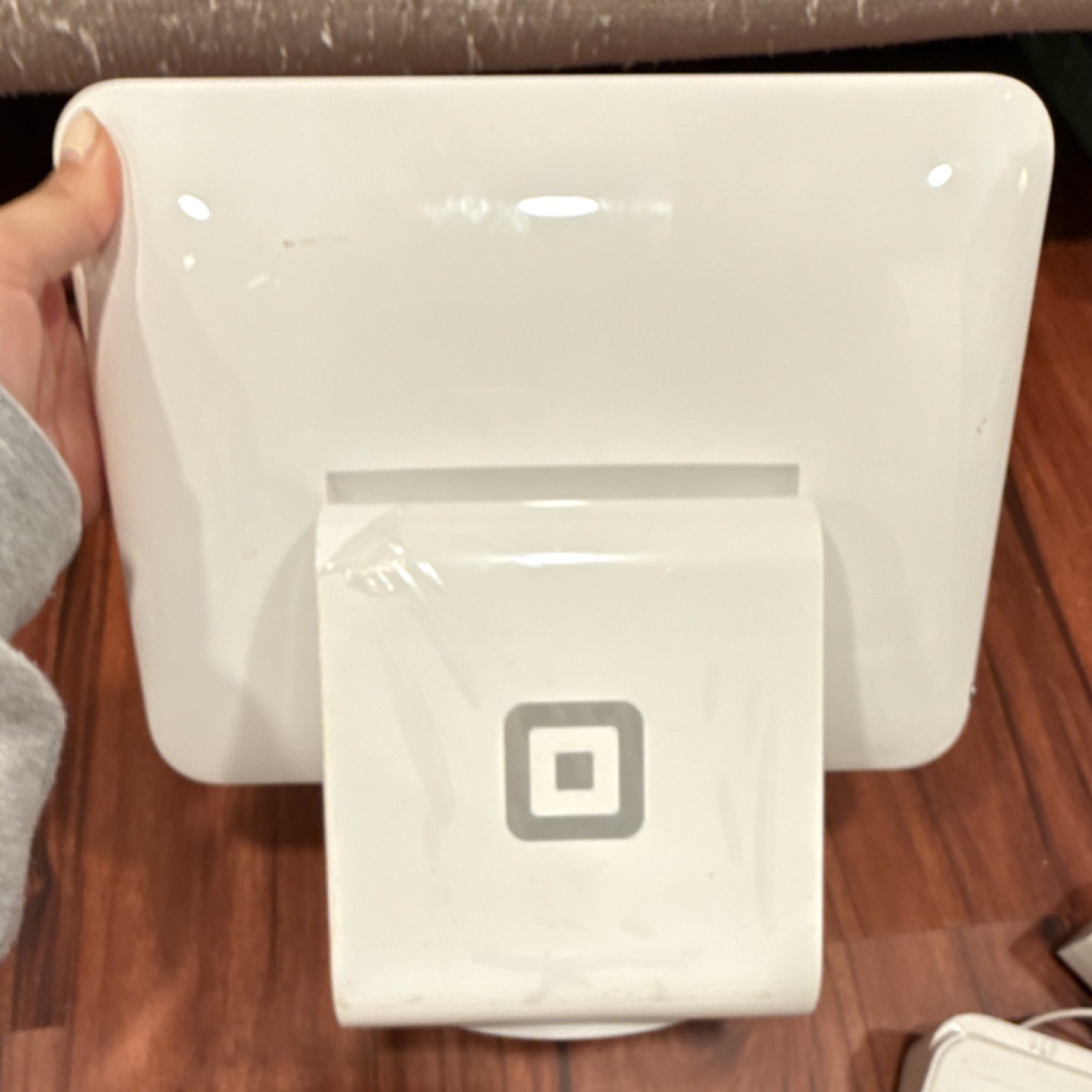 Square POS System with Stand, Card Reader, Contactless Payment Device - White